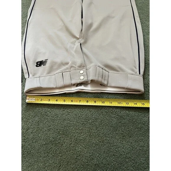 New Balance Grey Adversary 2 Blue Piped Baseball Pants Mens Medium NWT BMP216